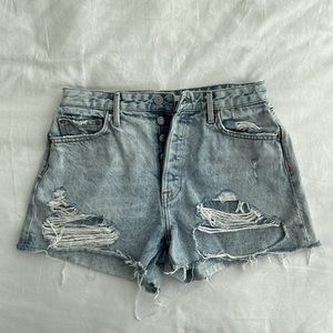 GRLFRND denim shorts, jean shorts